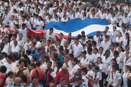 Multitudinaria condena al terrorismo en Camagüey