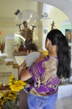 Afluencia de público al Santuario Diocesano de San Lázaro de Camagüey