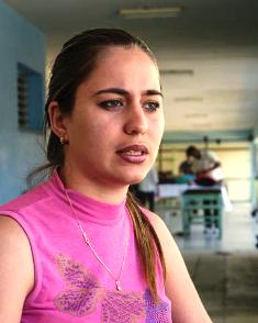 Nadiezhda Estévez Miranda se rehabilita.
