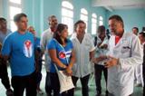Dirigentes juveniles recorrieron obras del hospital pediátrico