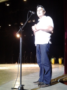 Eduardo López Leyva, miembro del Buró Provincial del Partido Comunista de Cuba (PCC), catalogó a los trabajadores del sector de continuadores de las raíces históricas de la Patria./Foto: Enrique Atiénzar Rivero juristas_camagüey