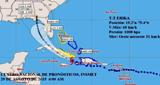Erika ya es onda tropical, con mucha lluvia