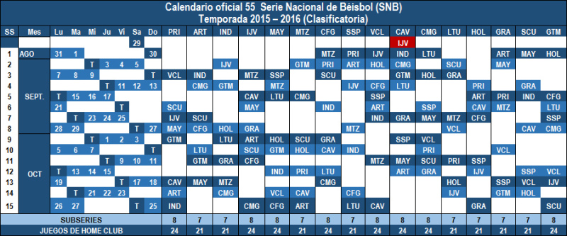 7 Serie Calendario 1