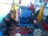 Con los “pepineros” de Santa Cruz del Sur