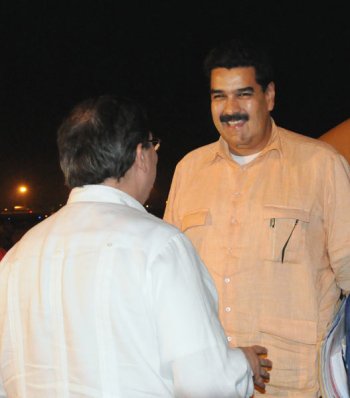 Nicolás Maduro recibió a canciller cubano