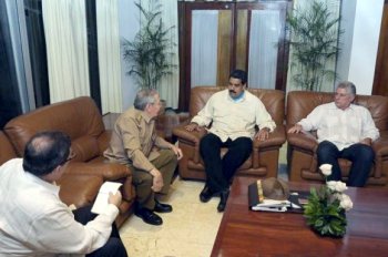 Despidió Presidente cubano a su homólogo venezolano