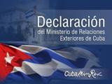 Declaración del MINREX en apoyo a Gobierno y Presidenta de Brasil