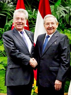 Raul Receives President of Federal Republic of Austria