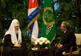 Realiza visita de cortesía a Raúl el Patriarca Kirill