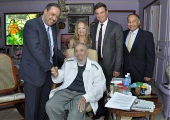 Fidel Castro recibió al Presidente de la Asociación de Comités Olímpicos Nacionales