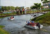 Lanchas rápidas conectan Lago y Parque Botánico de Camagüey