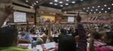 Asisten Fidel y Raúl a sesión final del 7mo. Congreso del Partido