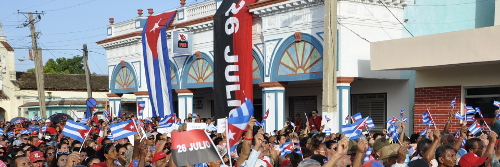 Cespedeños celebran en nombre de todos