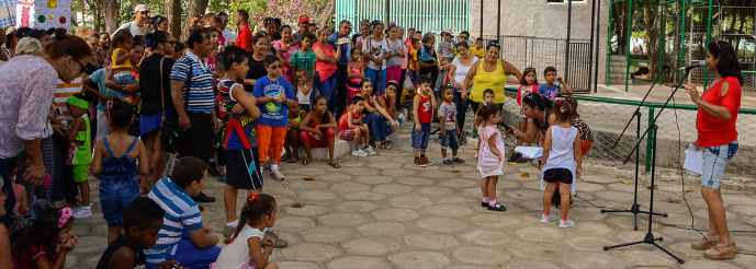 Festejos infantiles por los 90 de Fidel 