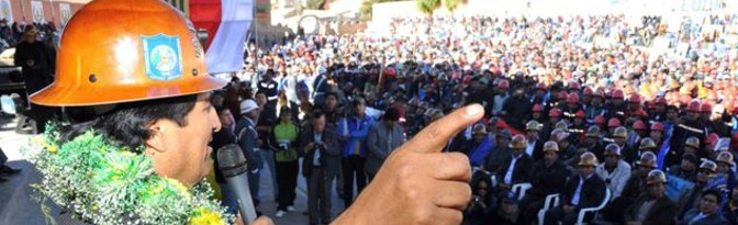 Bolivia defiende sus recursos naturales
