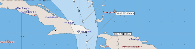 Matthew continúa moviéndose al norte