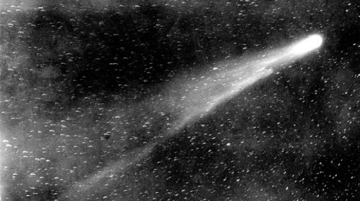 Imagen del paso del famoso cometa Halley cuando paso cerca de la Tierra en 1910. Foto:Tomada de http://elcomercio.pe