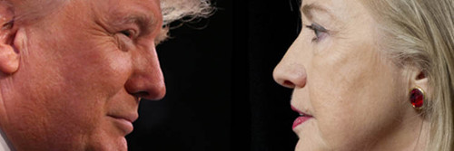 Clinton supera a Trump incluso en sarcasmo