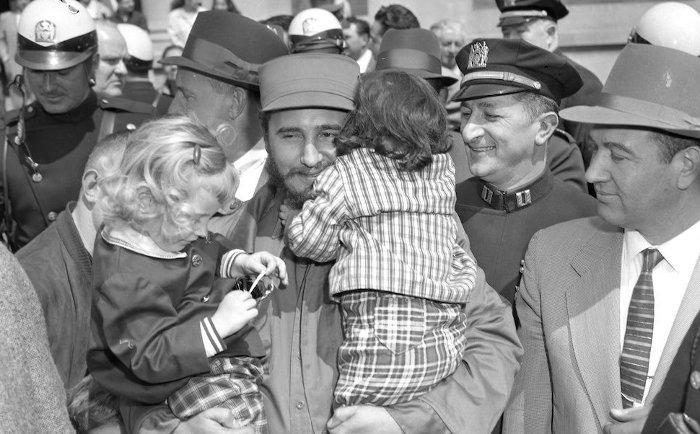 Incluso en los estados Unidos, Fidel ganó fácilmente la simpatía de la gente. Foto: Archivo