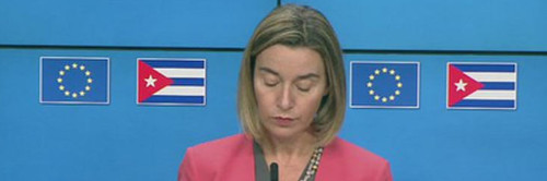 Acuerdo con Cuba es declaración fuerte de la UE, afirma Mogherini