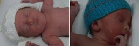Gema ya tiene dos hermanitos: Ámbar y Gerardo