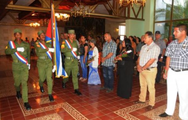   Acto de entrega de reconocimiento a campesinos y personalodades destacas en aniversario 55 de la fundación de la Asociación Nacional de Agricultores Pequeños.