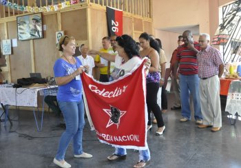 La empresa de Trancontenedores fue galardonada con la Bandera de Colectivo Vanguardia.