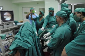 Primera operación de hombro por artroscopia en Camagüey