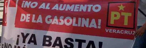 Partido del Trabajo de México llama a movilizaciones pacíficas contra el gasolinazo