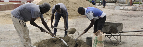 Chequean en Camagüey producción local de materiales de construcción