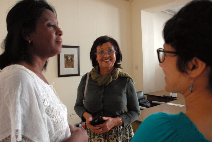 Avellaneda and Martha Jiménez, pilgrims in Camagüey
