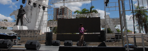 Todo listo para el concierto de Moncada, Casabe y Buena Fe