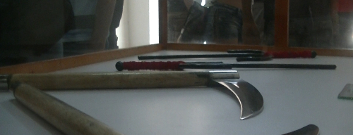 Exponen réplicas de armas japonesas en Camagüey (+Video)