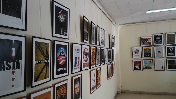Fotos: Orlando Seguí Aguilar/Adelante Exposición intinerante: Carteles por la Paz en Adelante