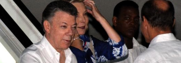 Presidente Juan Manuel Santos en Cuba