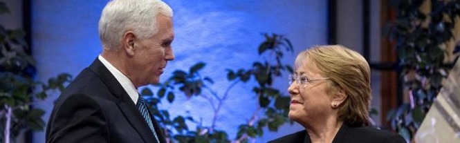 Pence pensó mal en Chile 