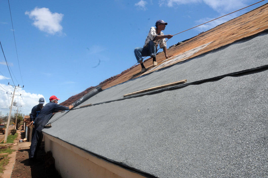  Mobilized of the provincial direction of the BPA they accelerate the recovery of the roof.