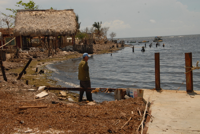 Debido a las inundaciones costeras, hasta Playa Florida en la costa sur camagüeyana sufrió graves perjuicios en la flora, la fauna, los suelos y el relieve. Foto: Otilio Riveroi Delgado/ Adelante.