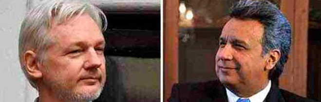 Ecuador protegerá a Assange mientras lo necesite, afirma Moreno