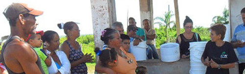 Entregan filtros de agua para comunidad de Florida
