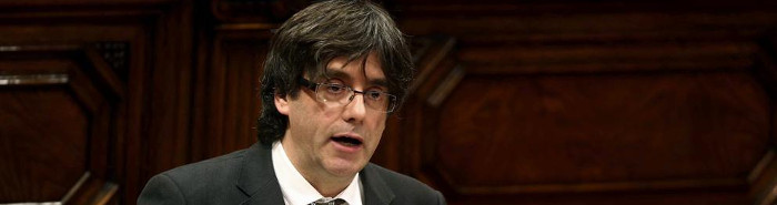 Presidente catalán frente al Senado español