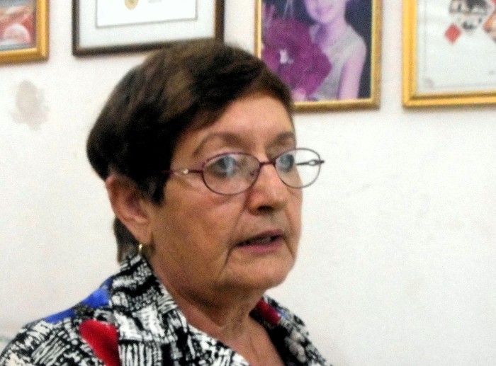 La delegada Blanquita