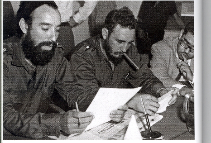  Fidel con Antonio Núñez Jiménez, director ejecutivo del Instituto Nacional de Reforma Agraria (INRA) .Foto:Toma  fidelcastro.cu 
