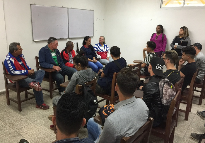 Foto: Del autor En las aulas, Glorias del Deporte Cubano
