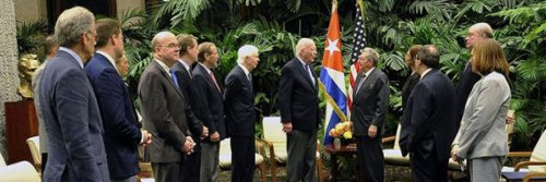 Recibió Raúl a delegación del Congreso de los Estados Unidos