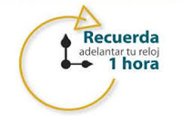 Horario de verano desde el próximo domingo 12 de marzo
