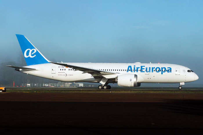Air Europa flies Boeing 787 Dreamliner to Cuba