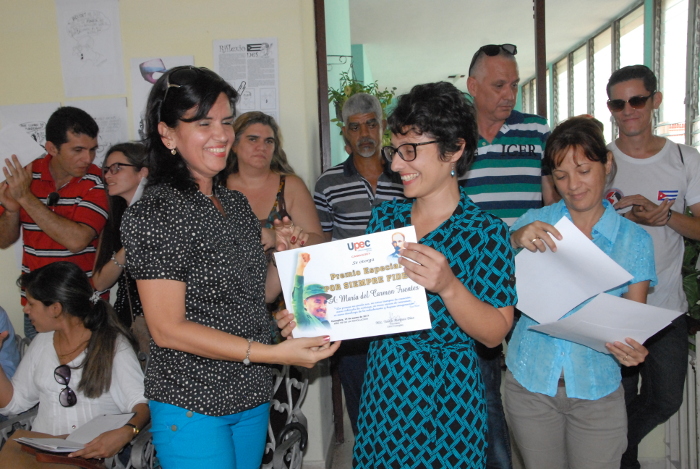 María del Carmen Fuentes, Televisión Camagüey
