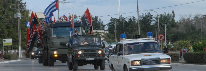 A la espera de la Caravana de la Libertad 