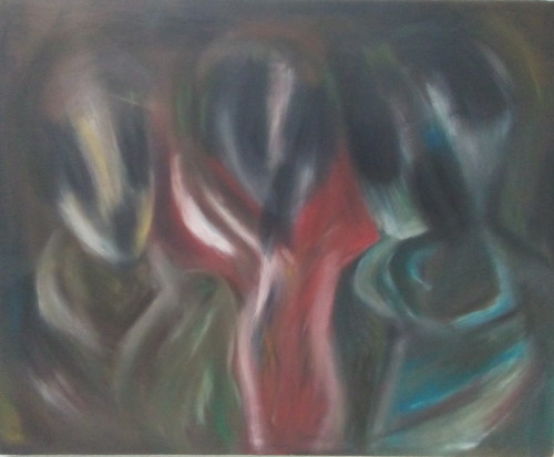 ¿Bueno?, pintura de Yamil Ramos Tabares